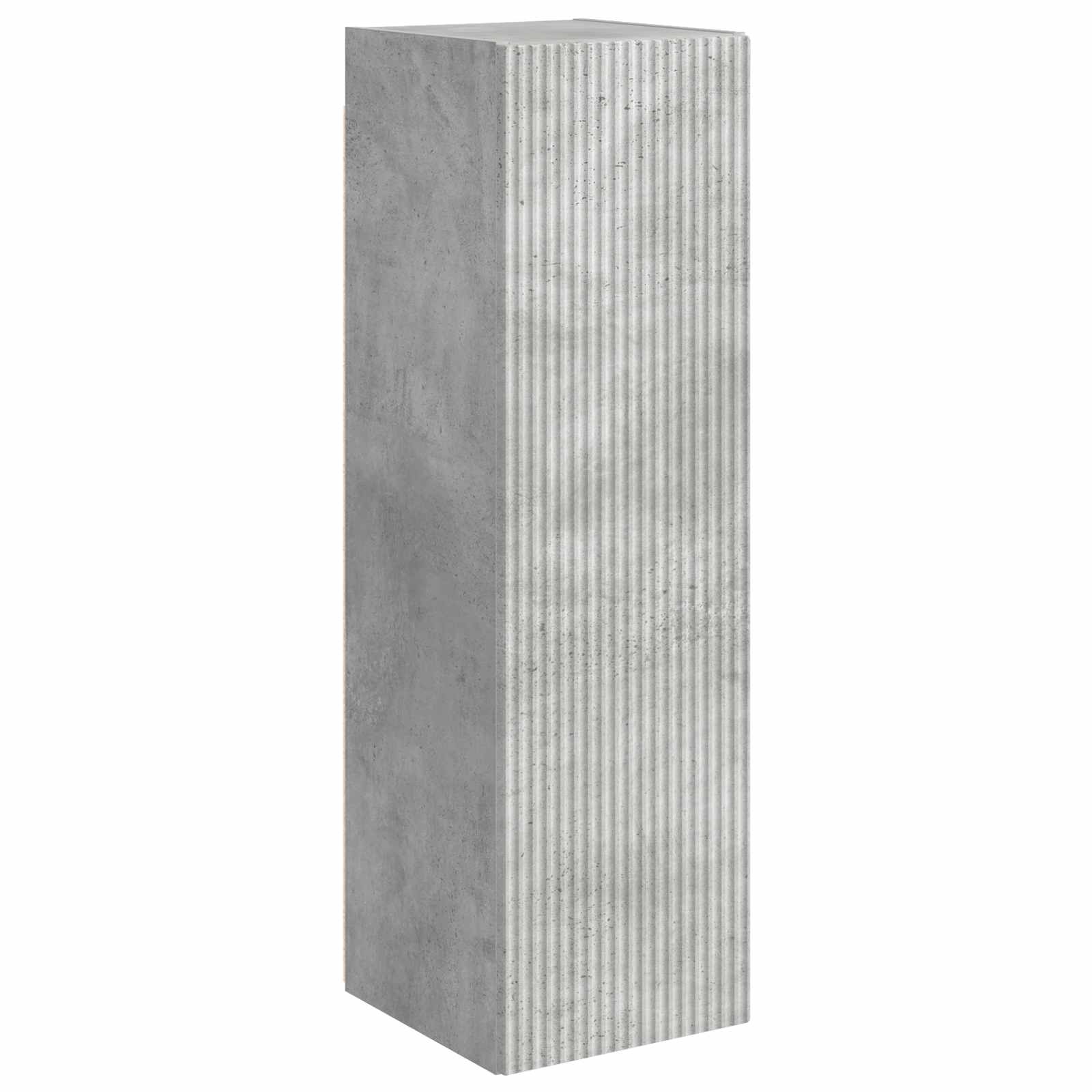 Ensemble de meuble TV mural Montage mural 6 pcs Gris béton - XIOS