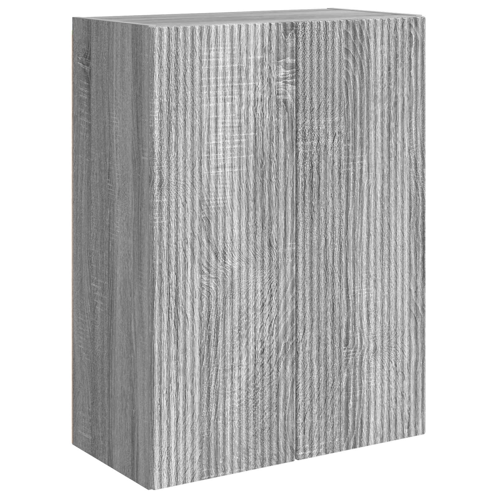 Ensemble de meuble TV mural Montage mural 6 pcs Gris Sonoma - XIOS