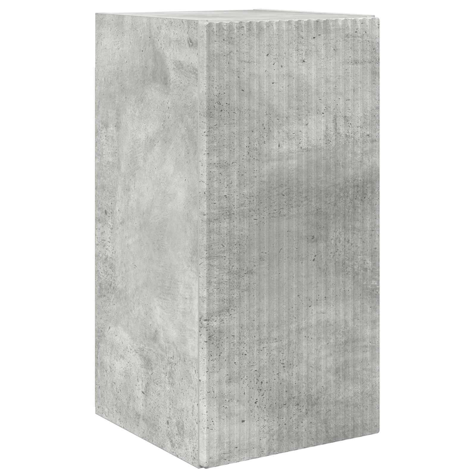 Ensemble meuble TV 2 pcs Gris béton Bois d'ingénierie - XIOS