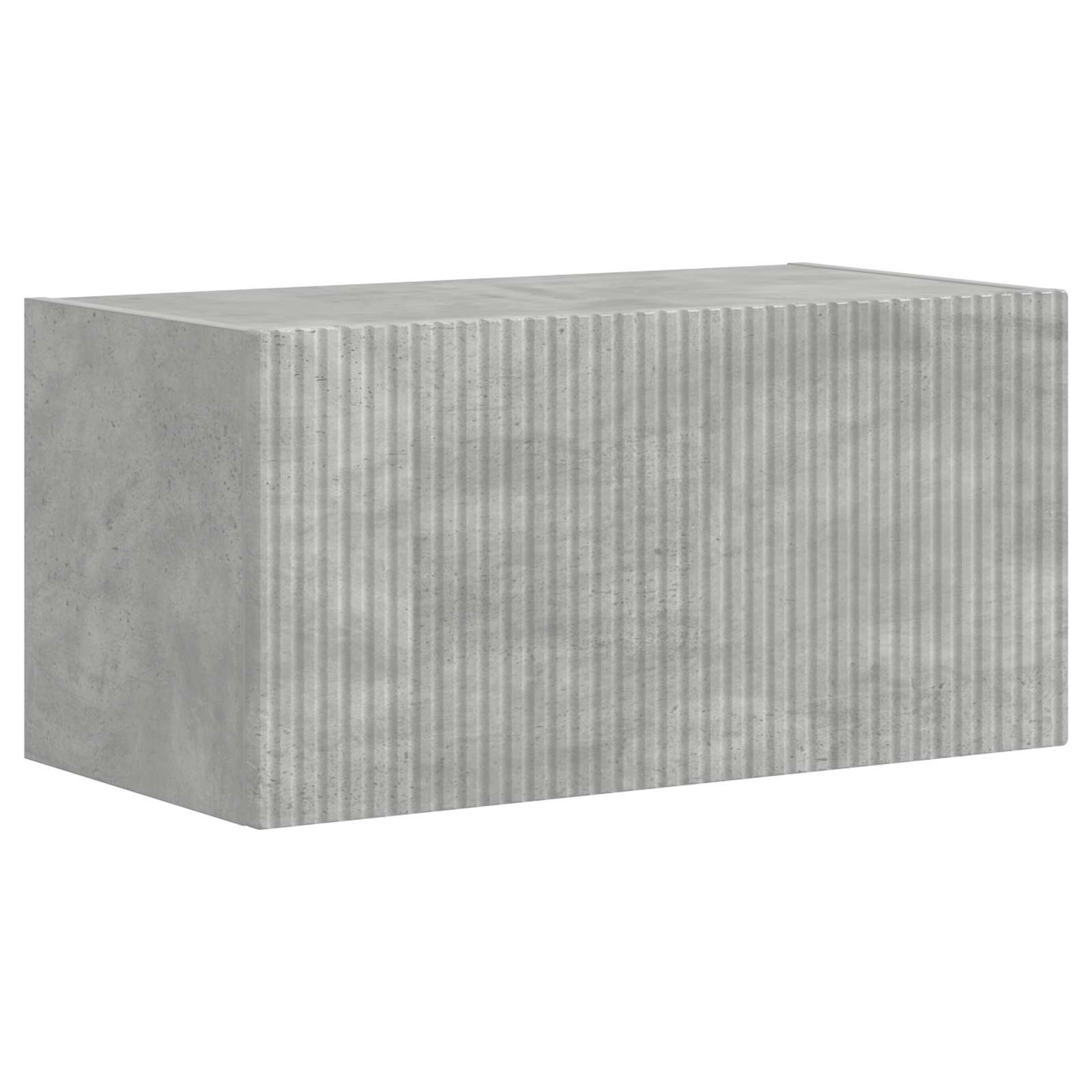 Ensemble meuble TV 2 pcs Gris béton Bois d'ingénierie - XIOS