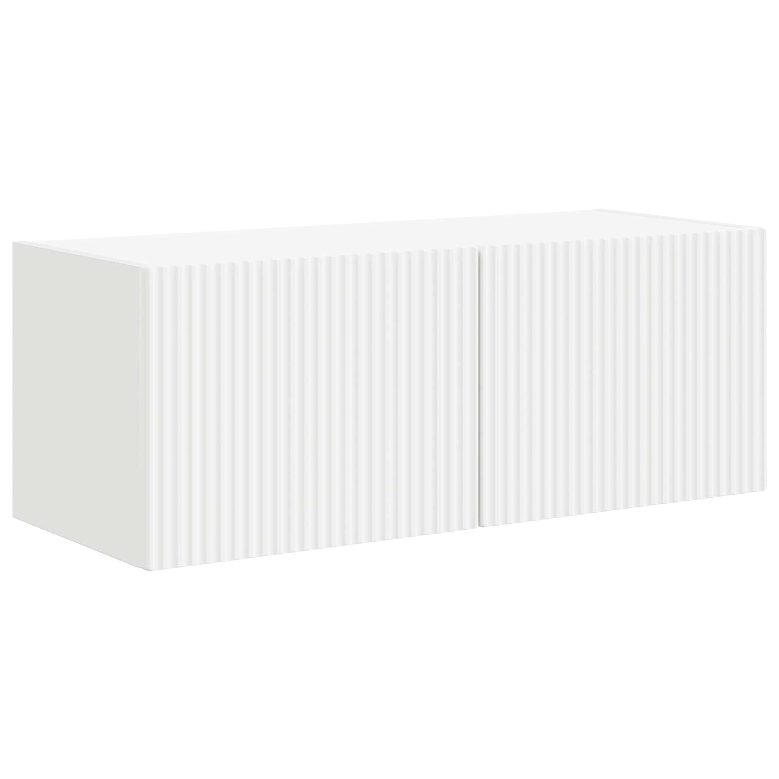 Ensemble meuble TV Montage mural 3 pcs Blanc Bois d'ingénierie - XIOS