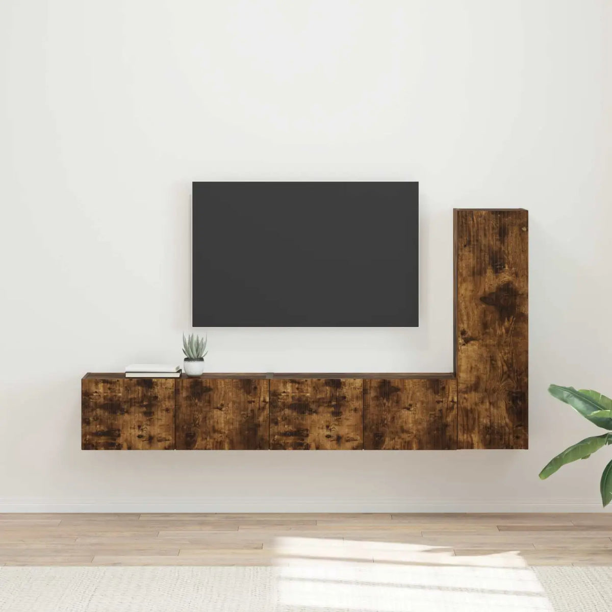 Ensemble meuble TV 3 pc Chêne fumé Bois d’ingénierie - XIOS