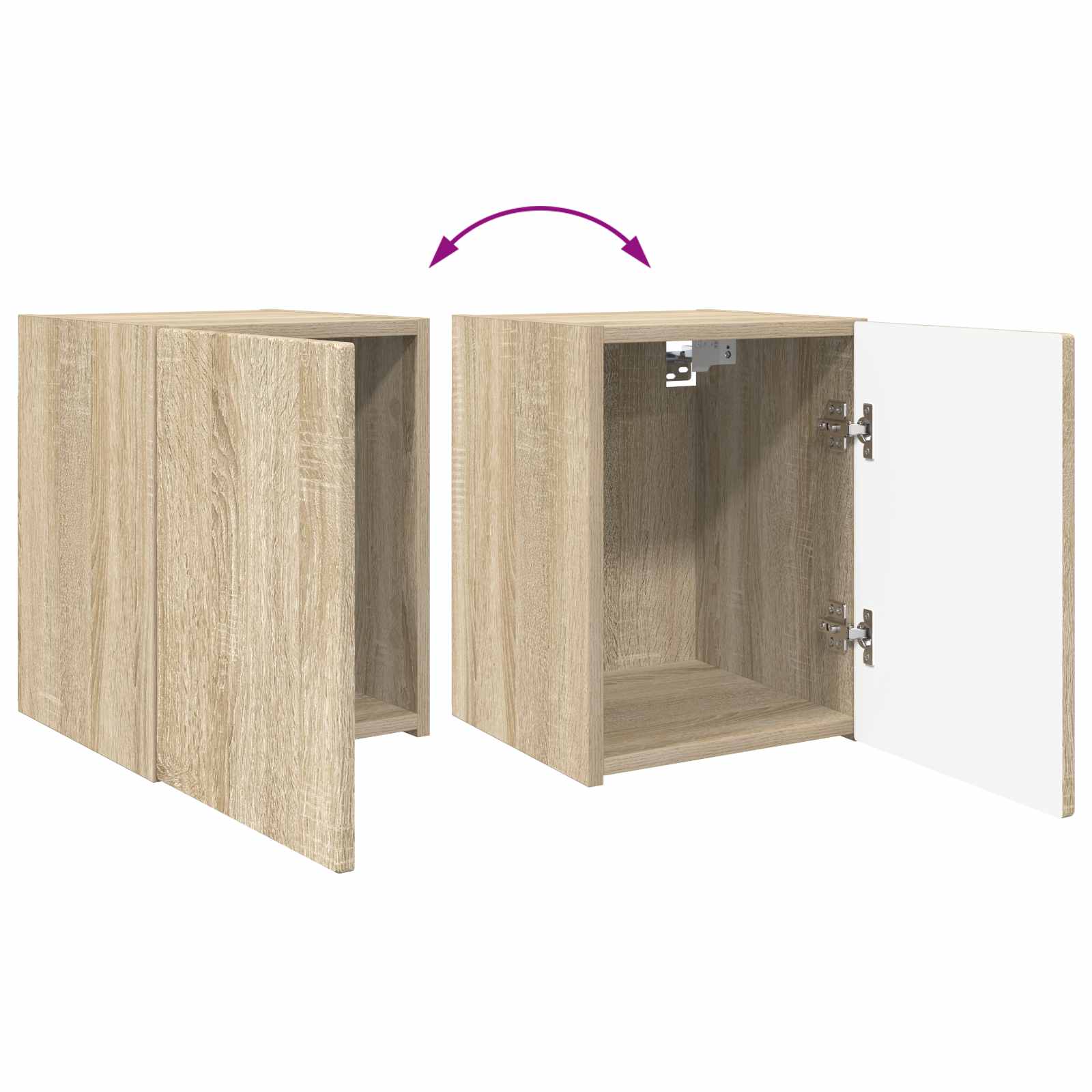 Ensemble meuble TV 4 pcs Chêne Sonoma Bois d'ingénierie - XIOS