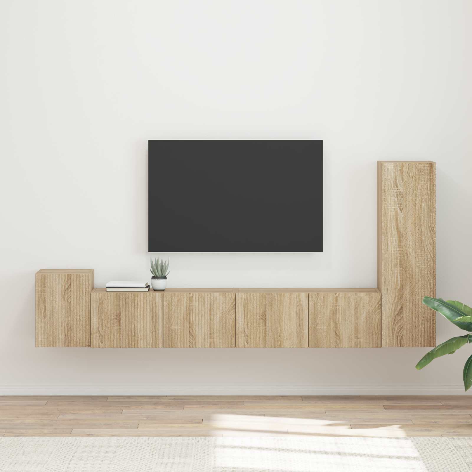 Ensemble meuble TV 3 pcs Chêne Sonoma Bois d'ingénierie - XIOS