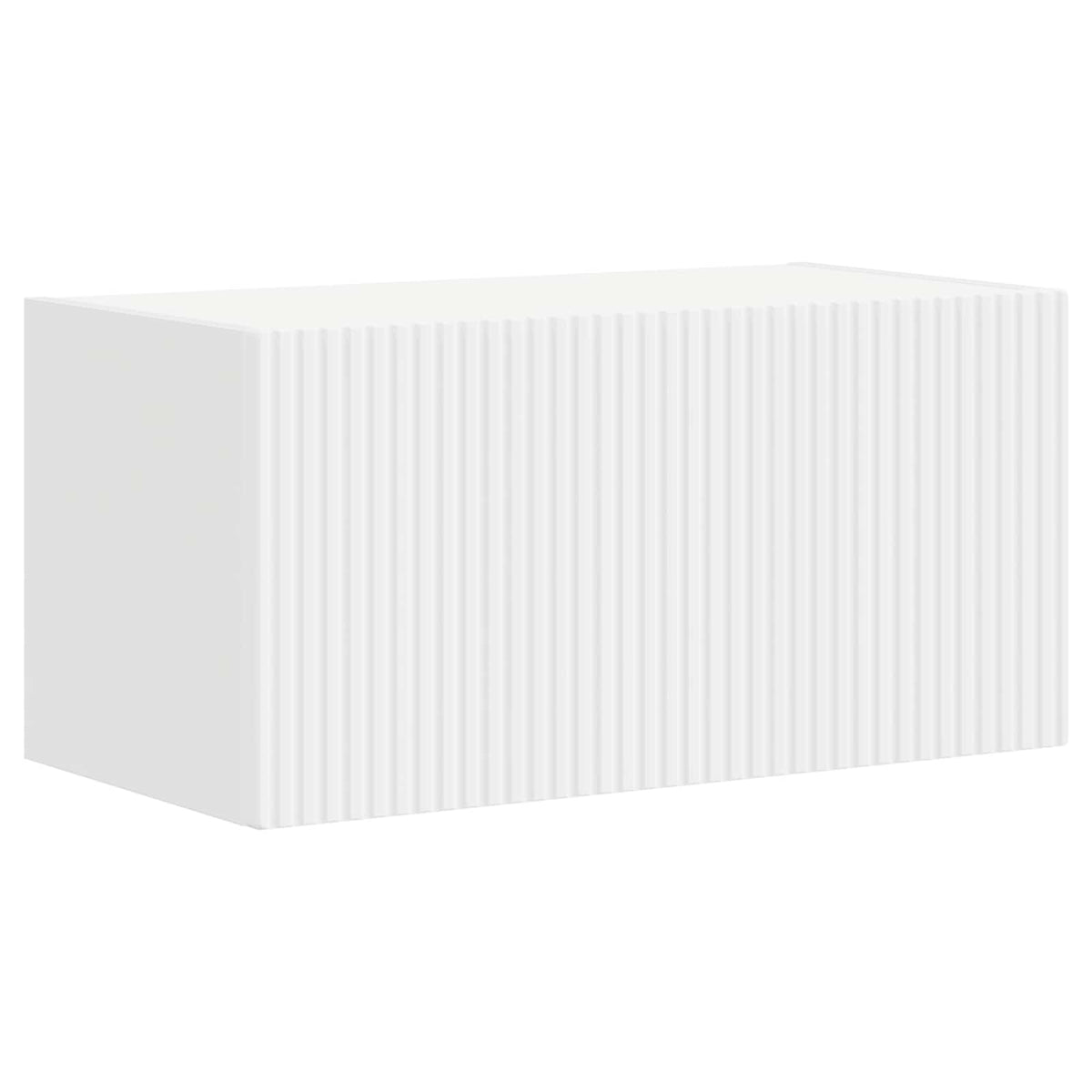 Ensemble meuble TV 4 pc Blanc Bois d'ingénierie
