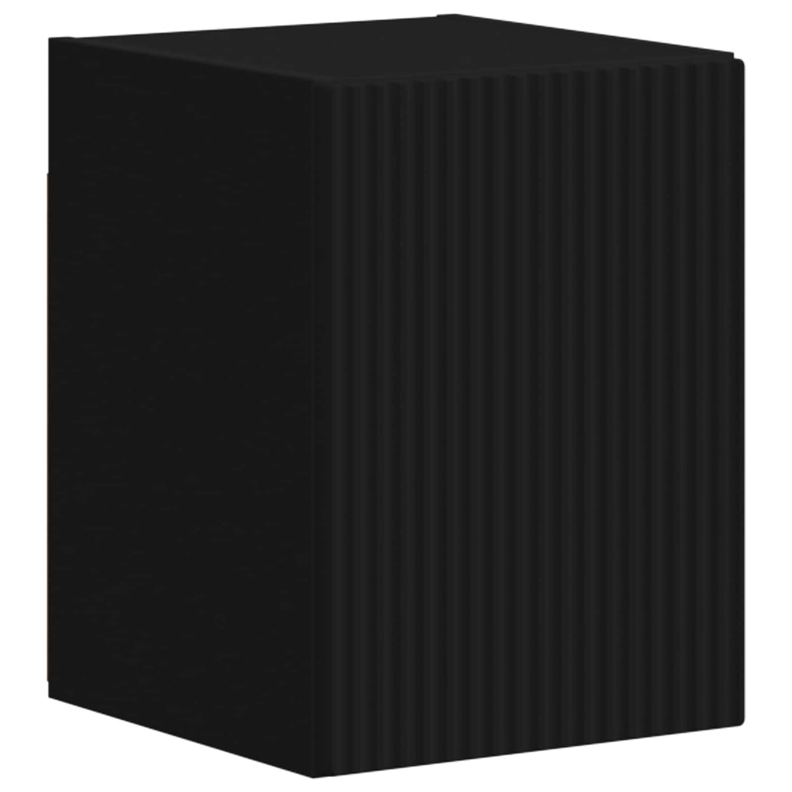 Ensemble meuble TV 4 pc Noir Bois d'ingénierie