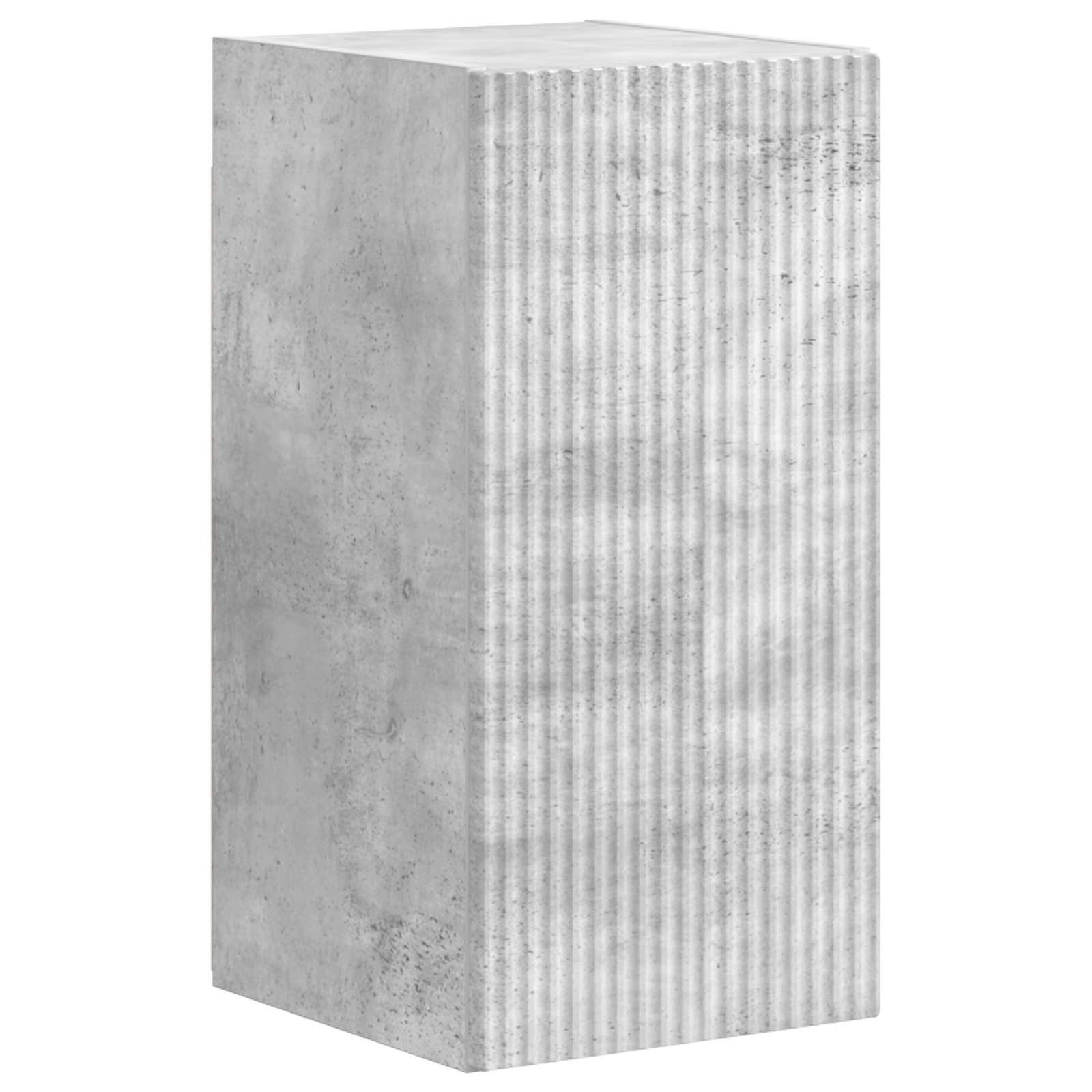 Ensemble meuble TV 4 pcs Gris béton Bois d'ingénierie - XIOS