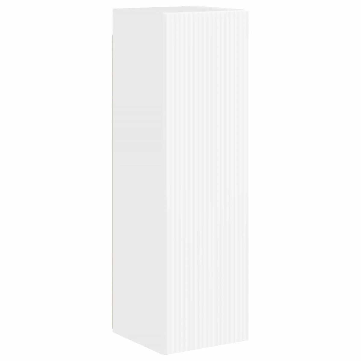Ensemble meuble TV 4 pc Blanc brillant Bois d’ingénierie - XIOS