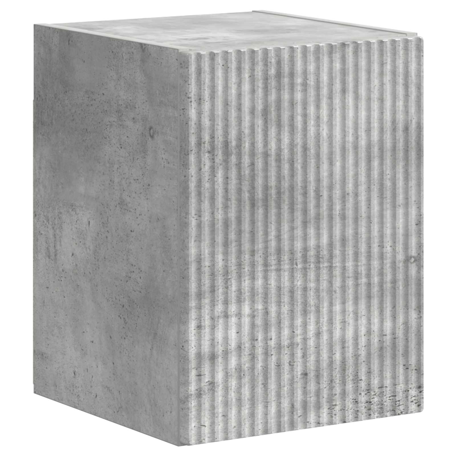 Ensemble meuble TV 4 pcs Gris béton Bois d'ingénierie - XIOS