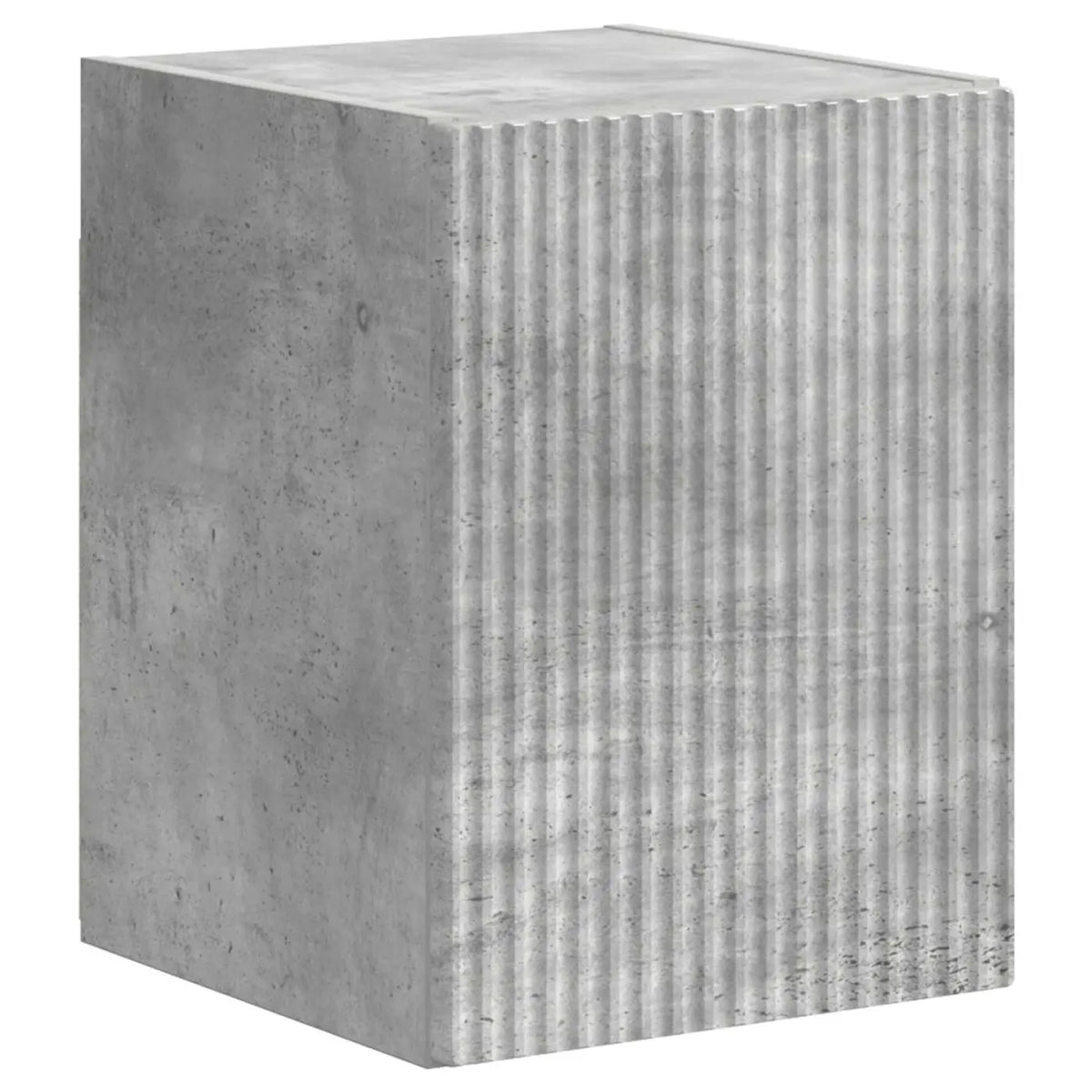 Ensemble meuble TV 4 pc Gris béton Bois d’ingénierie - XIOS