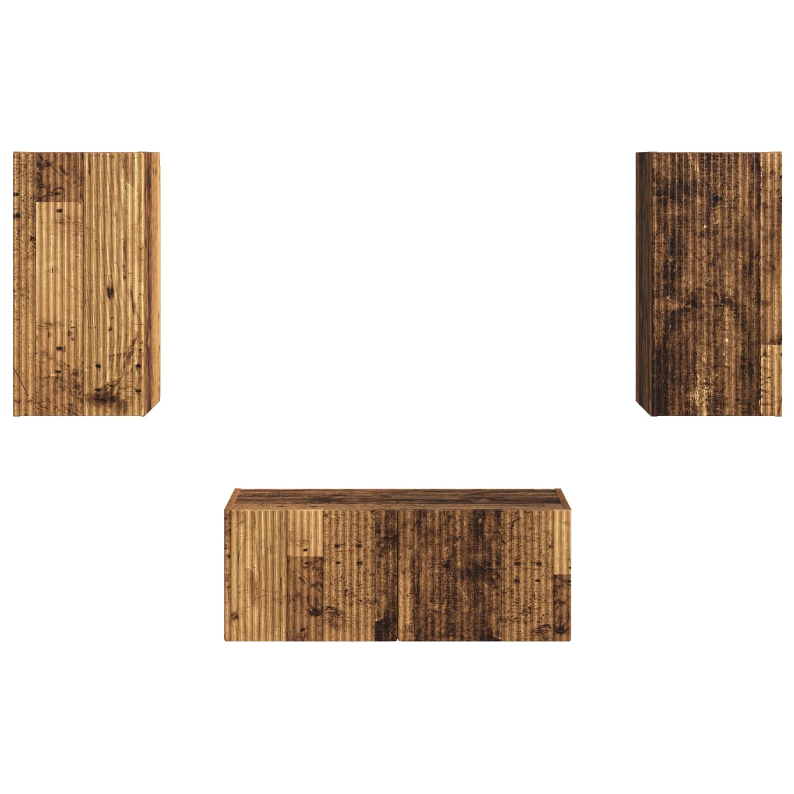 Ensemble meuble TV 6 pcs Bois ancien Bois d'ingénierie - XIOS
