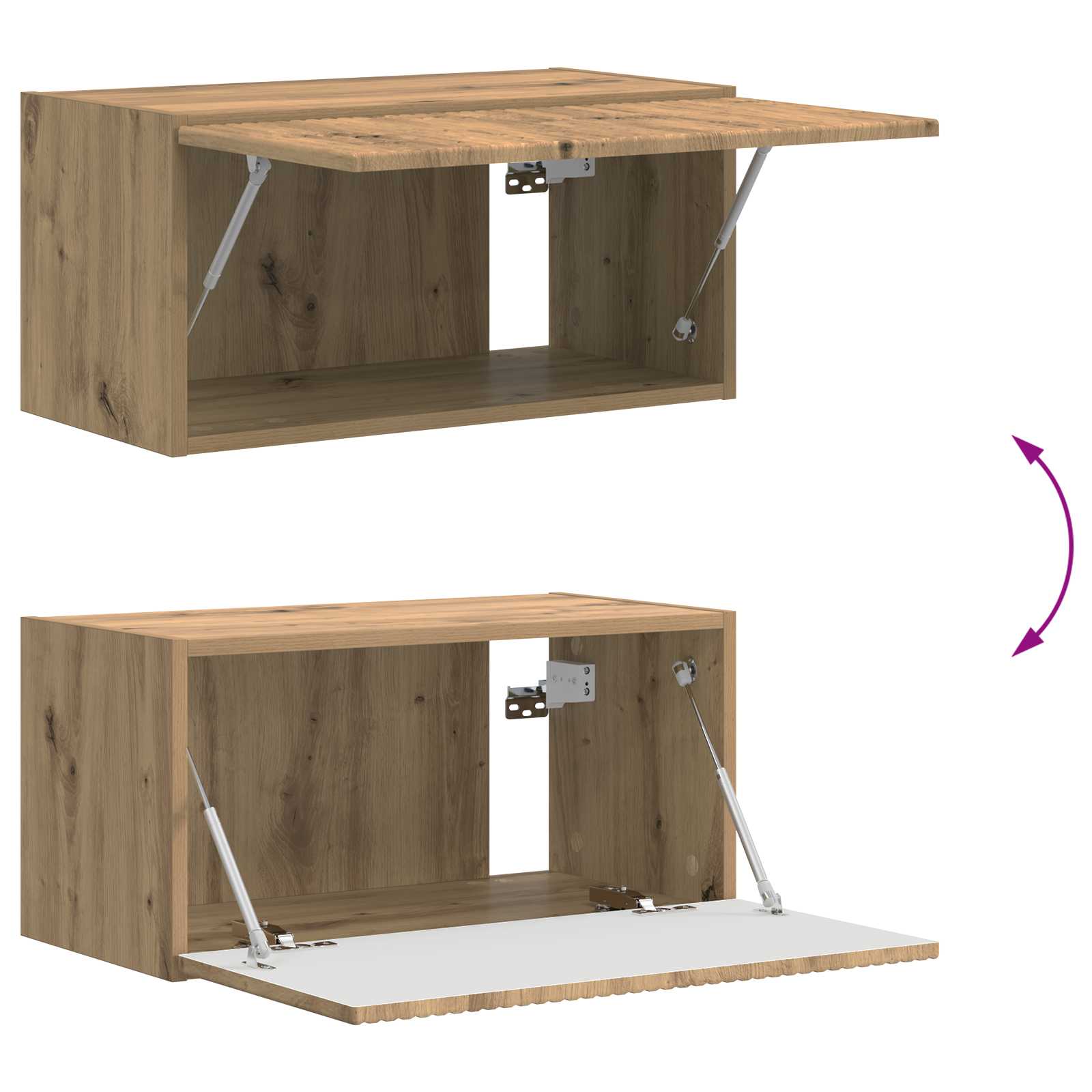 Ensemble meuble TV 5 pcs Chêne artisanal Bois d'ingénierie - XIOS