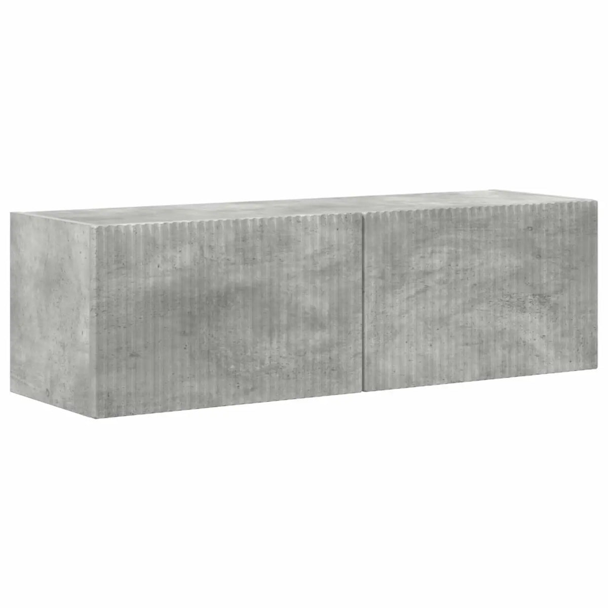 Ensemble meuble TV 5 pc Gris béton Bois d’ingénierie - XIOS