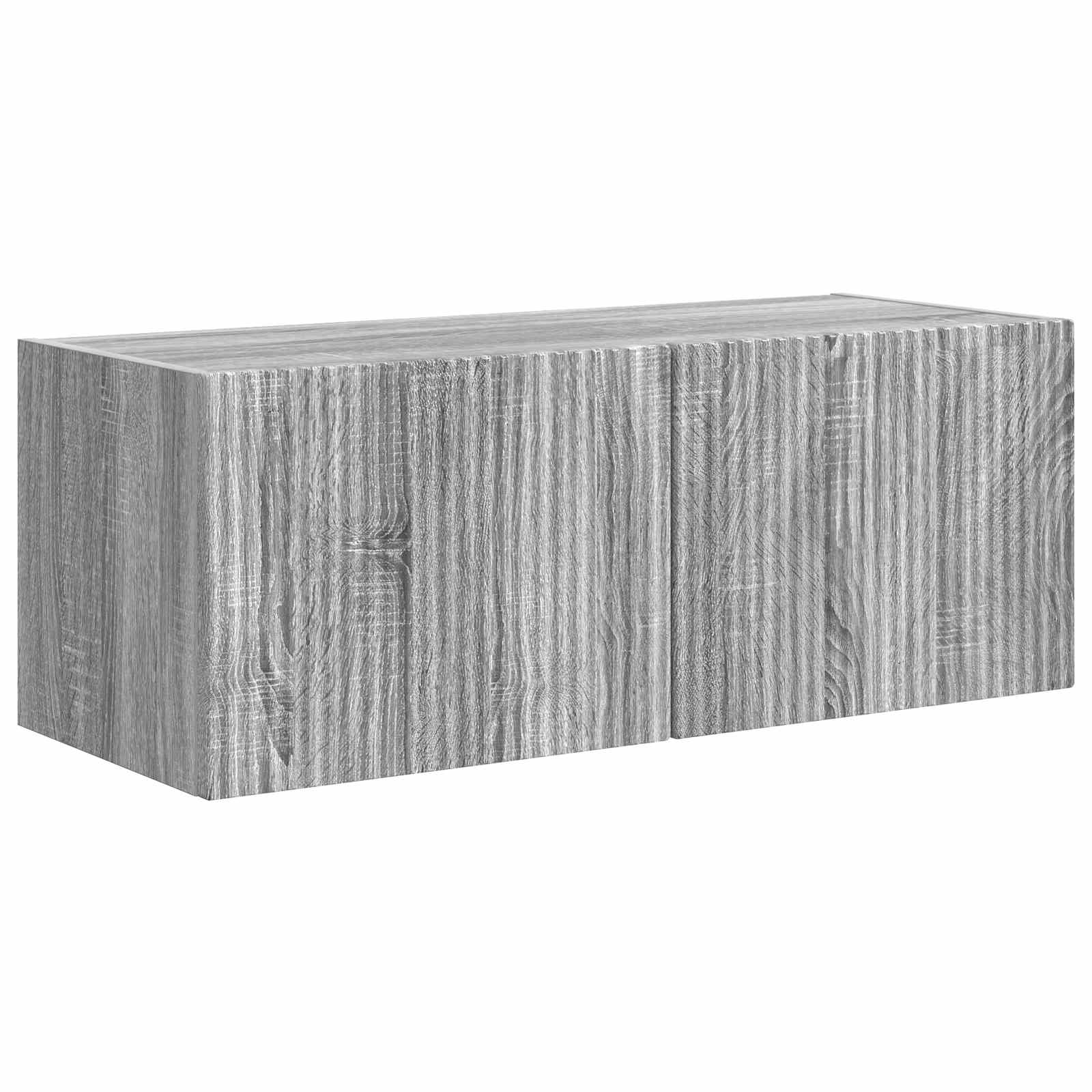 Ensemble meuble TV 5 pcs Gris Sonoma Bois d'ingénierie - XIOS