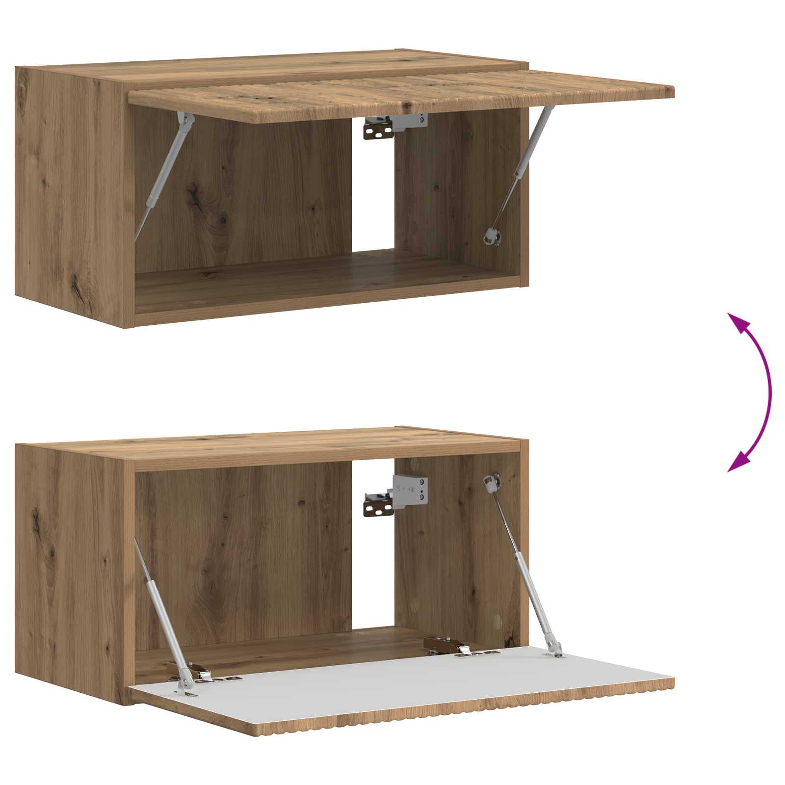Ensemble meuble TV 5 pcs Chêne artisanal Bois d'ingénierie - XIOS