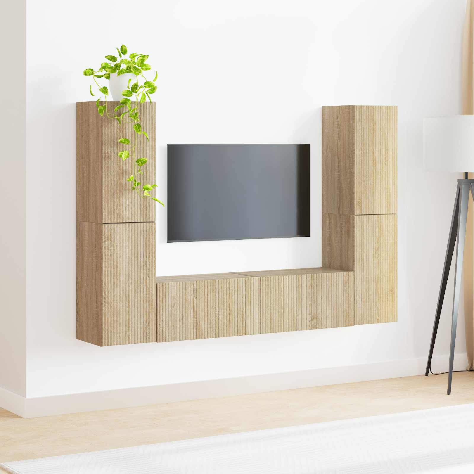 Ensemble meuble TV 6 pcs Chêne Sonoma Bois d'ingénierie - XIOS