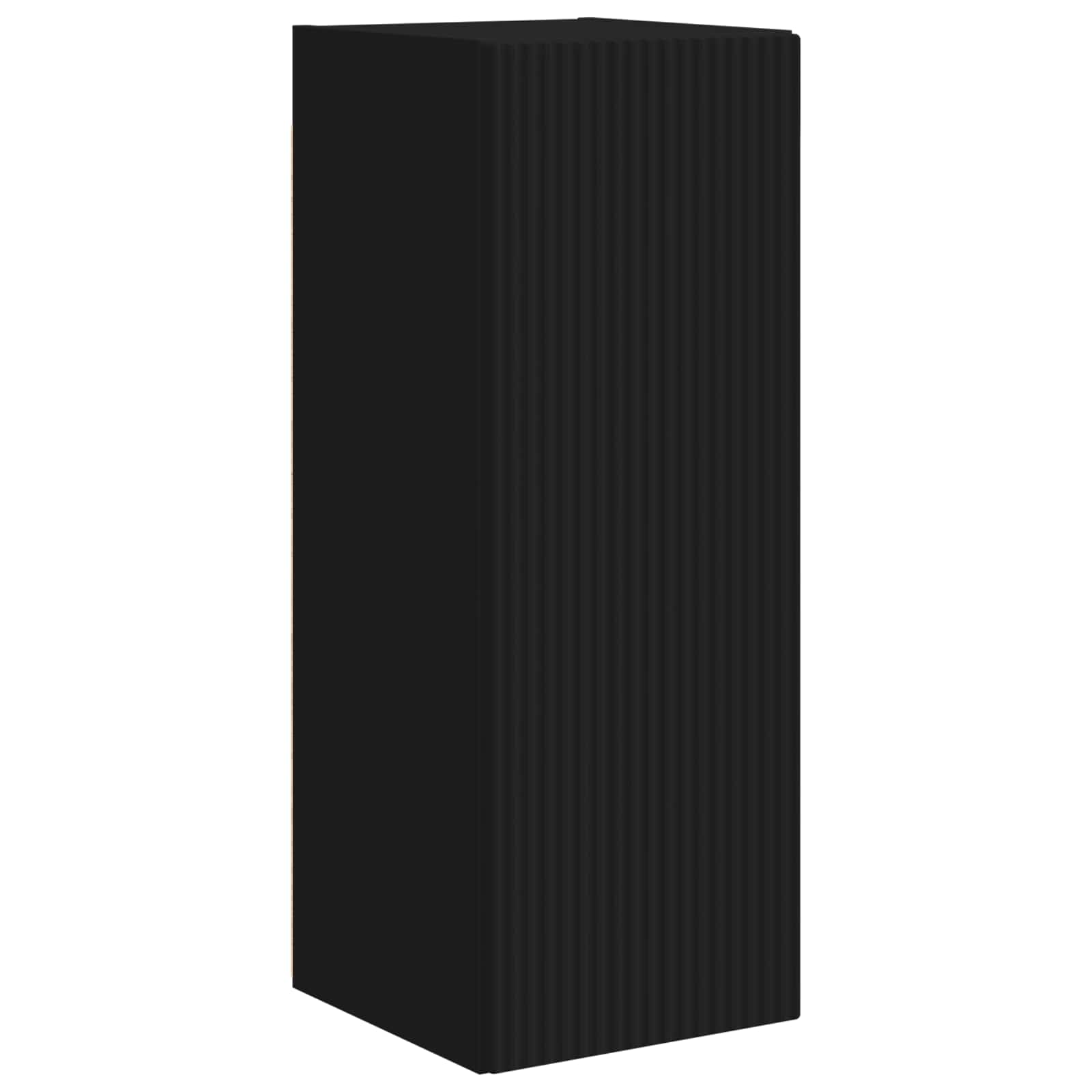 Ensemble meuble TV 4 pcs Noir Bois d'ingénierie - XIOS