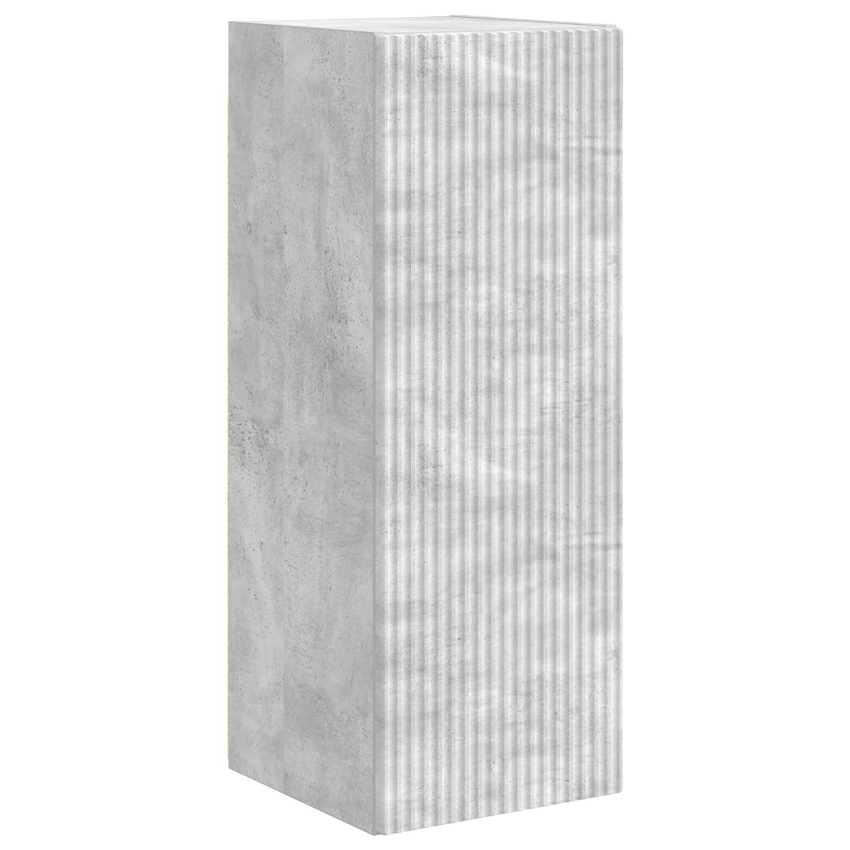 Ensemble meuble TV 4 pc Gris béton Bois d'ingénierie