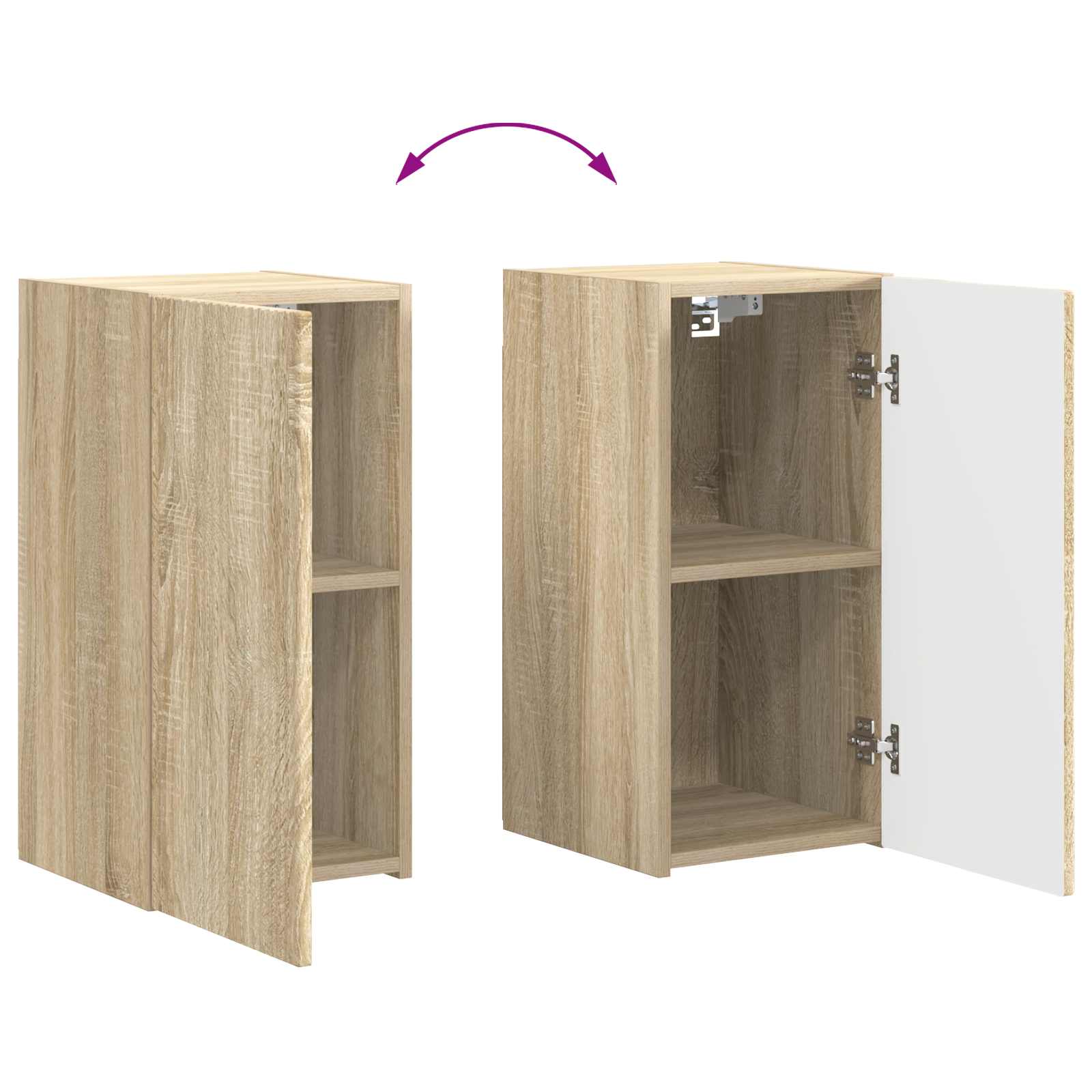 Ensemble meuble TV 6 pc Chêne Sonoma Bois d'ingénierie