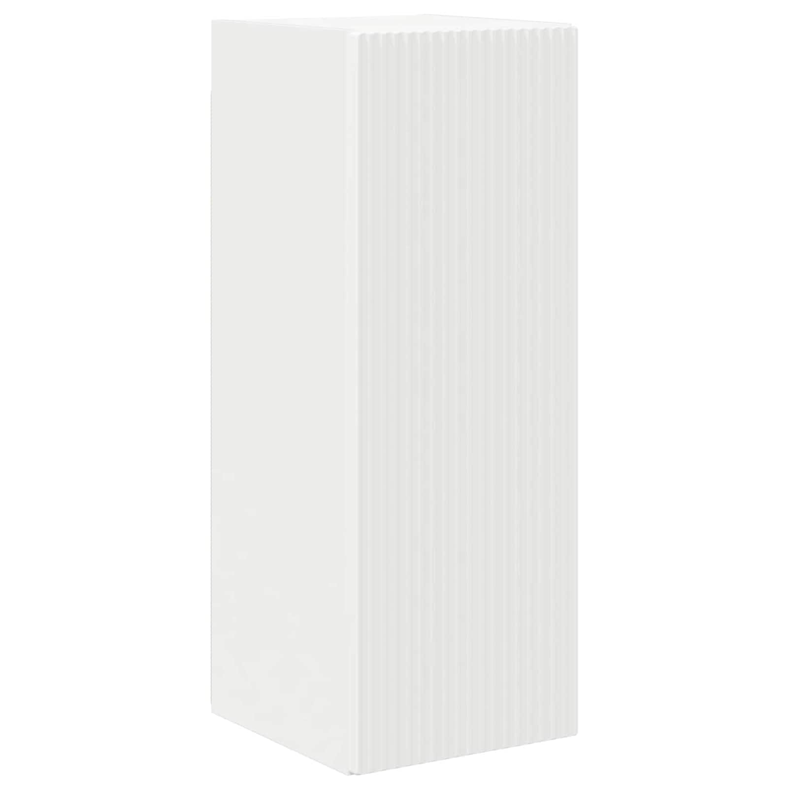 Ensemble meuble TV 8 pc Blanc Bois d'ingénierie