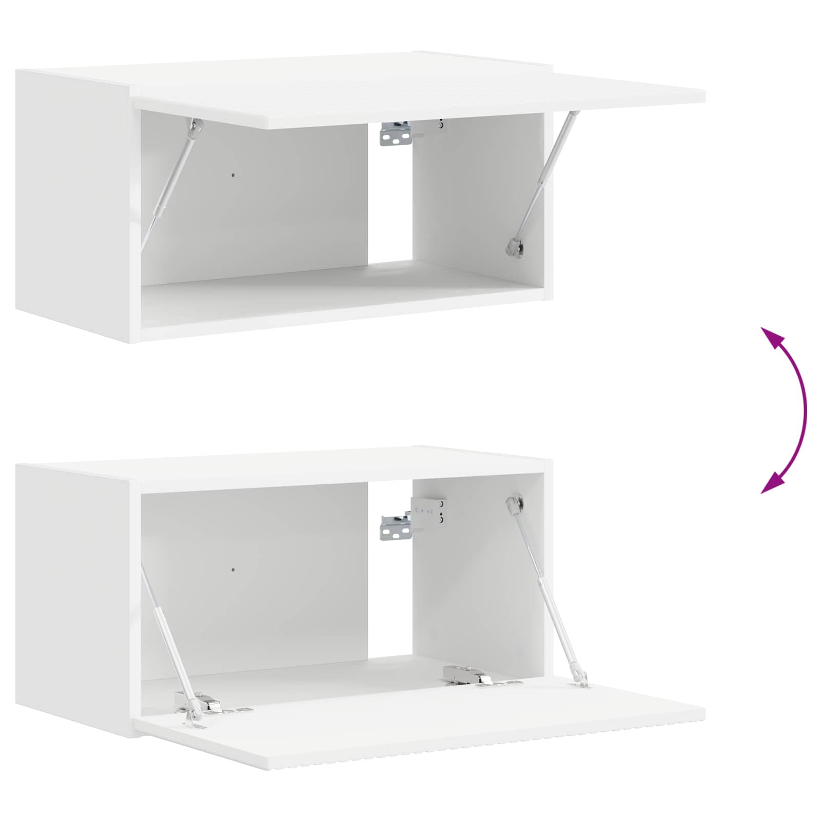 Ensemble meuble TV 8 pcs Blanc Bois d'ingénierie - XIOS