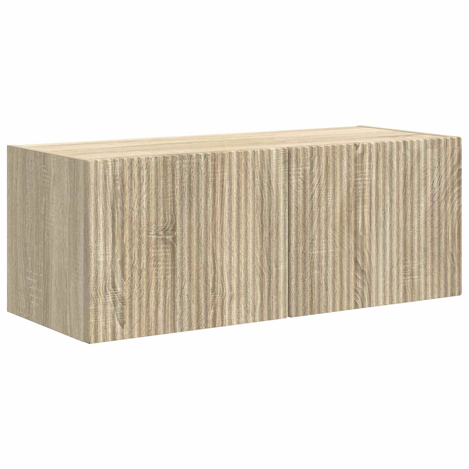 Meuble TV 8 pc Chêne Sonoma