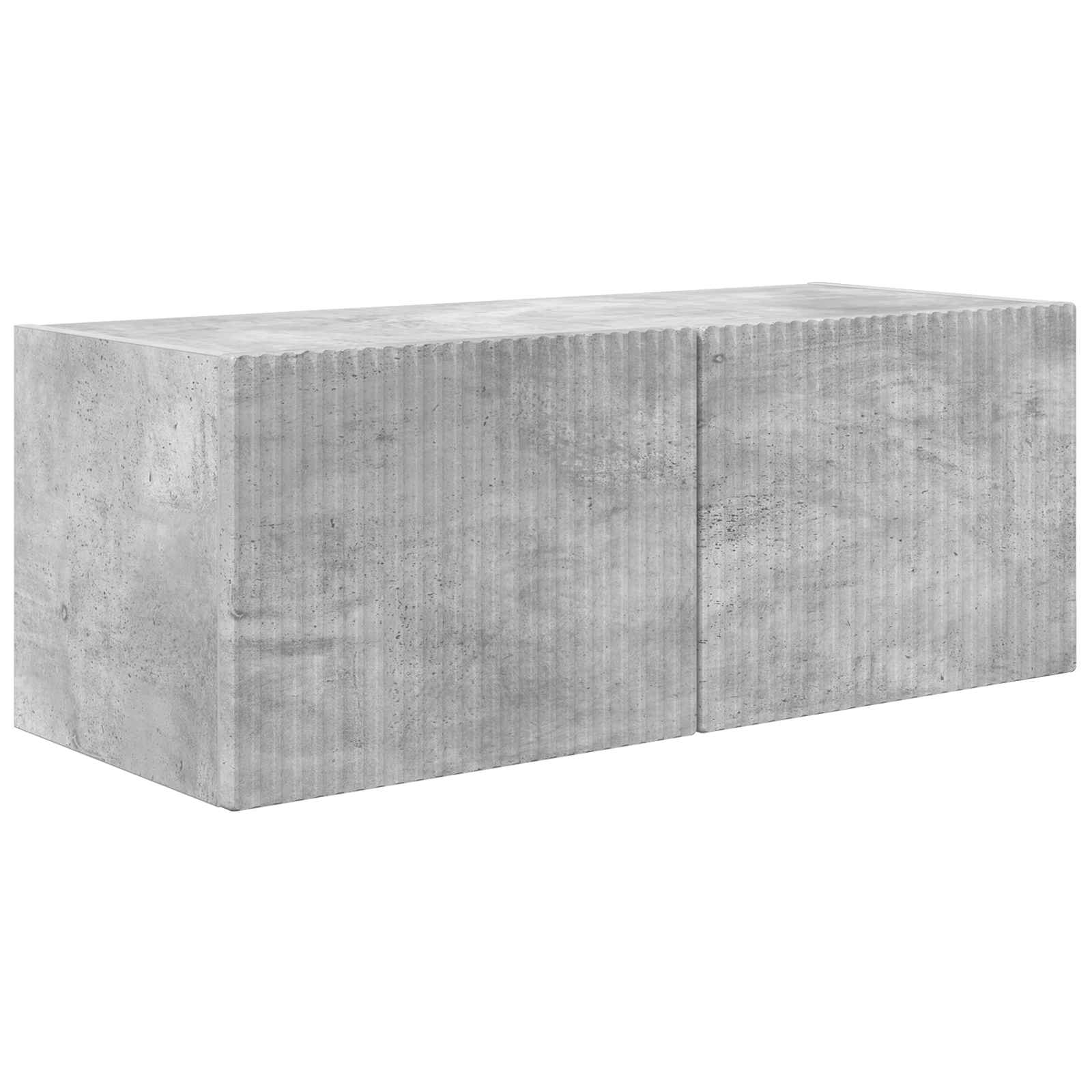 Meuble TV 8 pcs Gris béton - XIOS