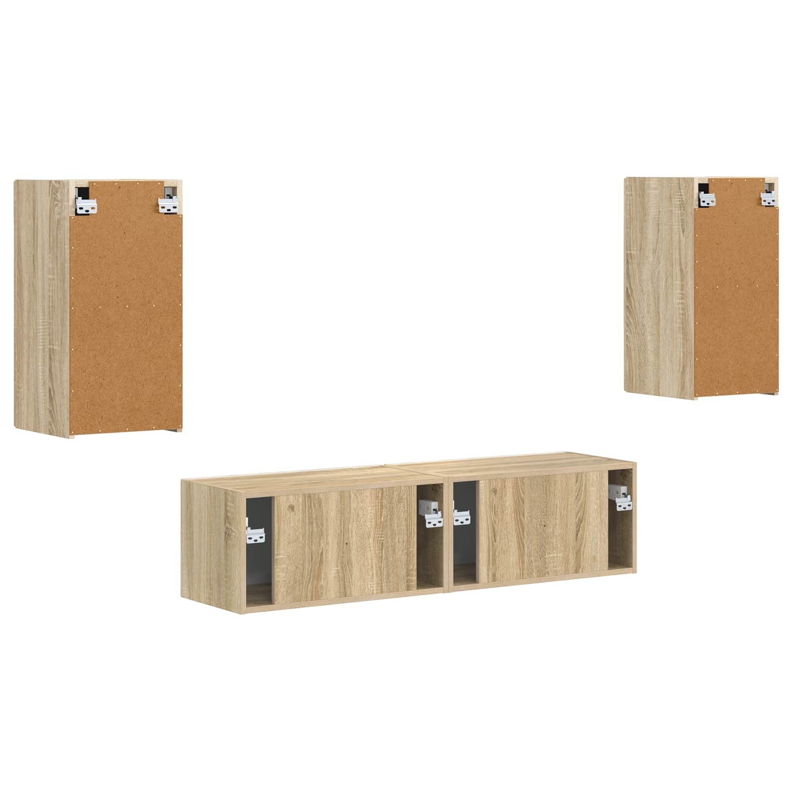 Ensemble meuble TV 4 pcs Chêne Sonoma Bois d'ingénierie - XIOS