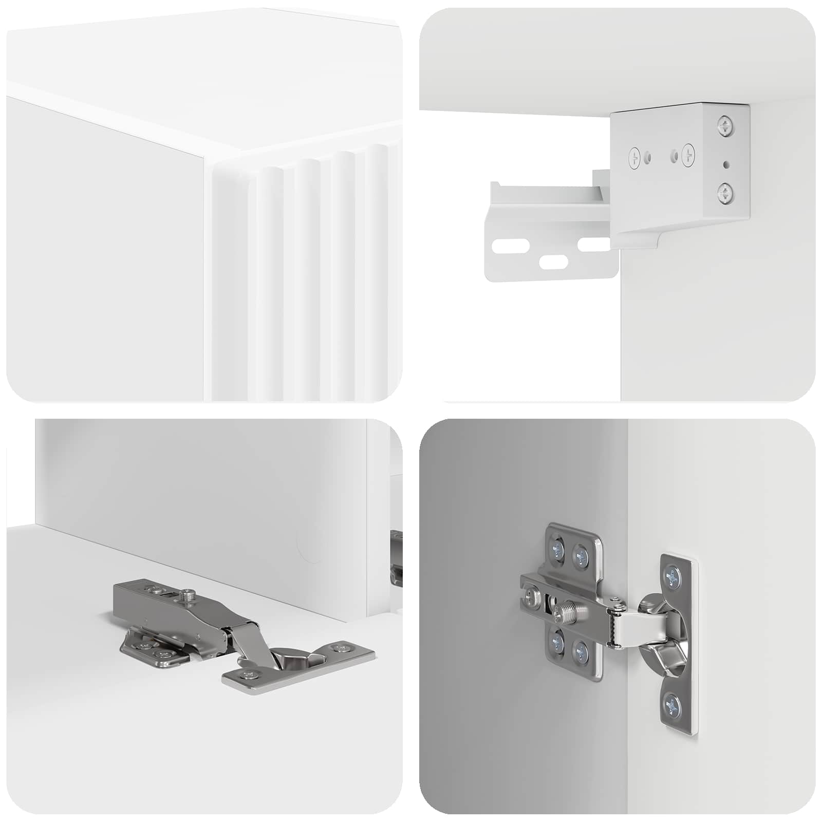 Meuble TV 5 pc Blanc