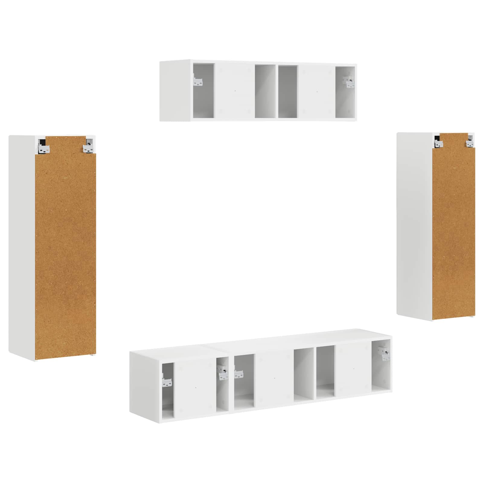 Meuble TV 5 pc Blanc