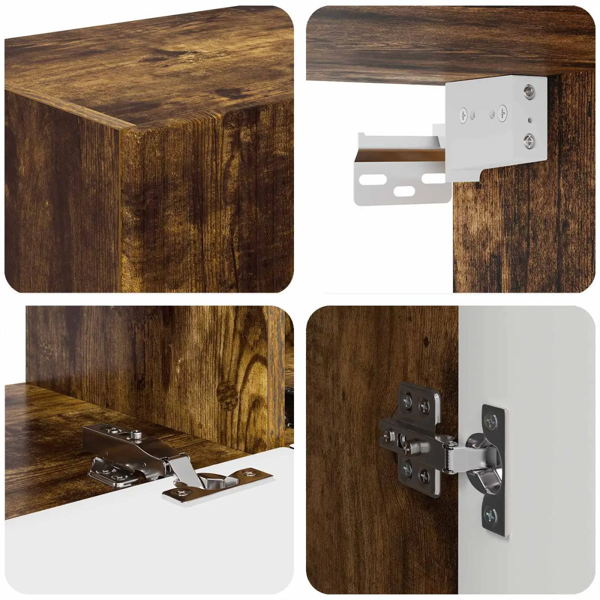 Meuble TV 5 pc Chêne fumé - XIOS