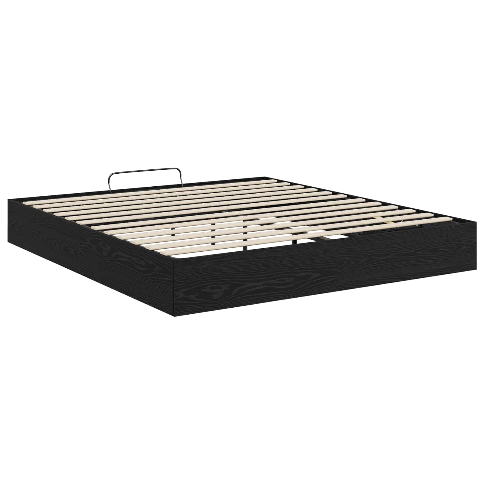Cadre de lit ottoman avec stockage Chêne Noir 203 x 180 x 25 cm - XIOS