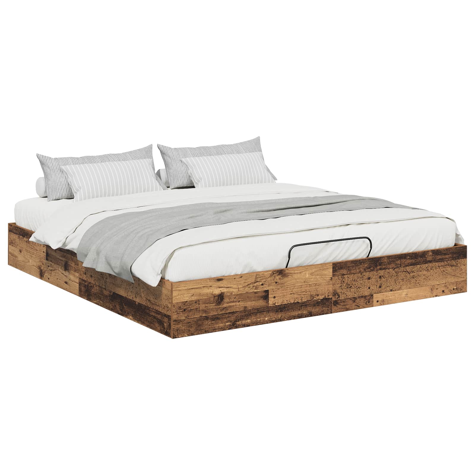 Cadre de lit ottoman Bois ancien 203 x 180 x 25 cm - XIOS