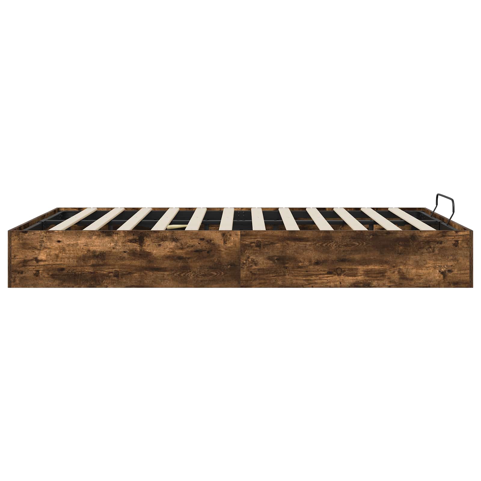 Cadre de lit ottoman avec stockage Chêne Fumé 203 x 140 x 25 cm - XIOS