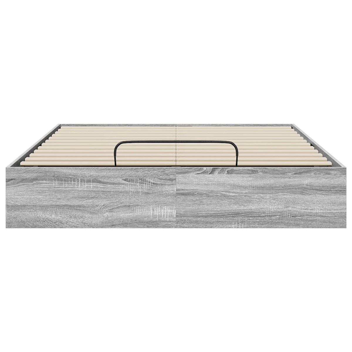 Cadre de lit ottoman Sonoma gris 120 x 200 cm Bois d’ingénierie