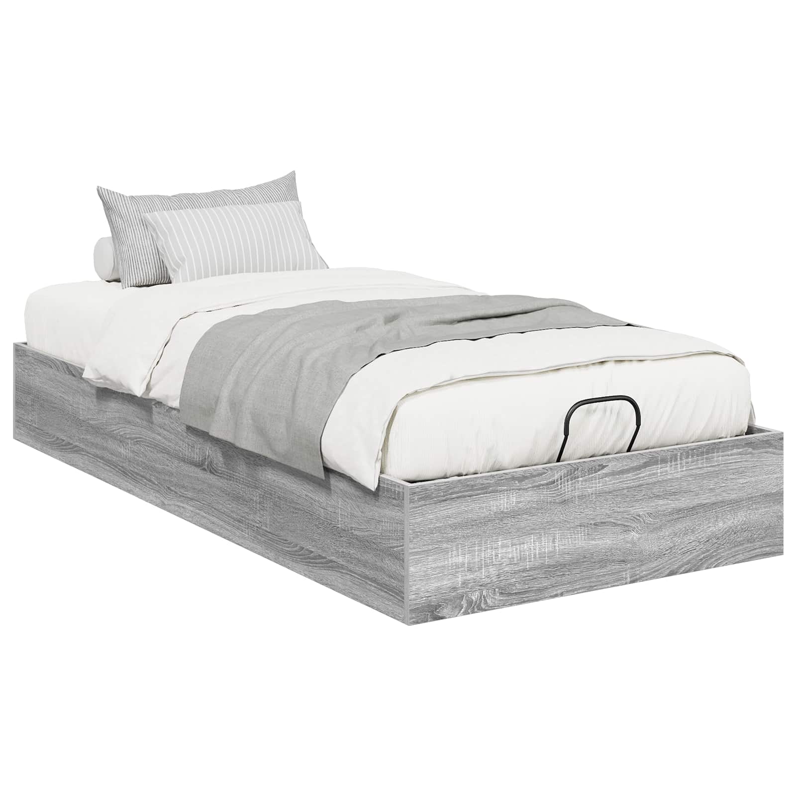 Cadre de lit ottoman Gris Sonoma 193 x 120 x 25 cm - XIOS