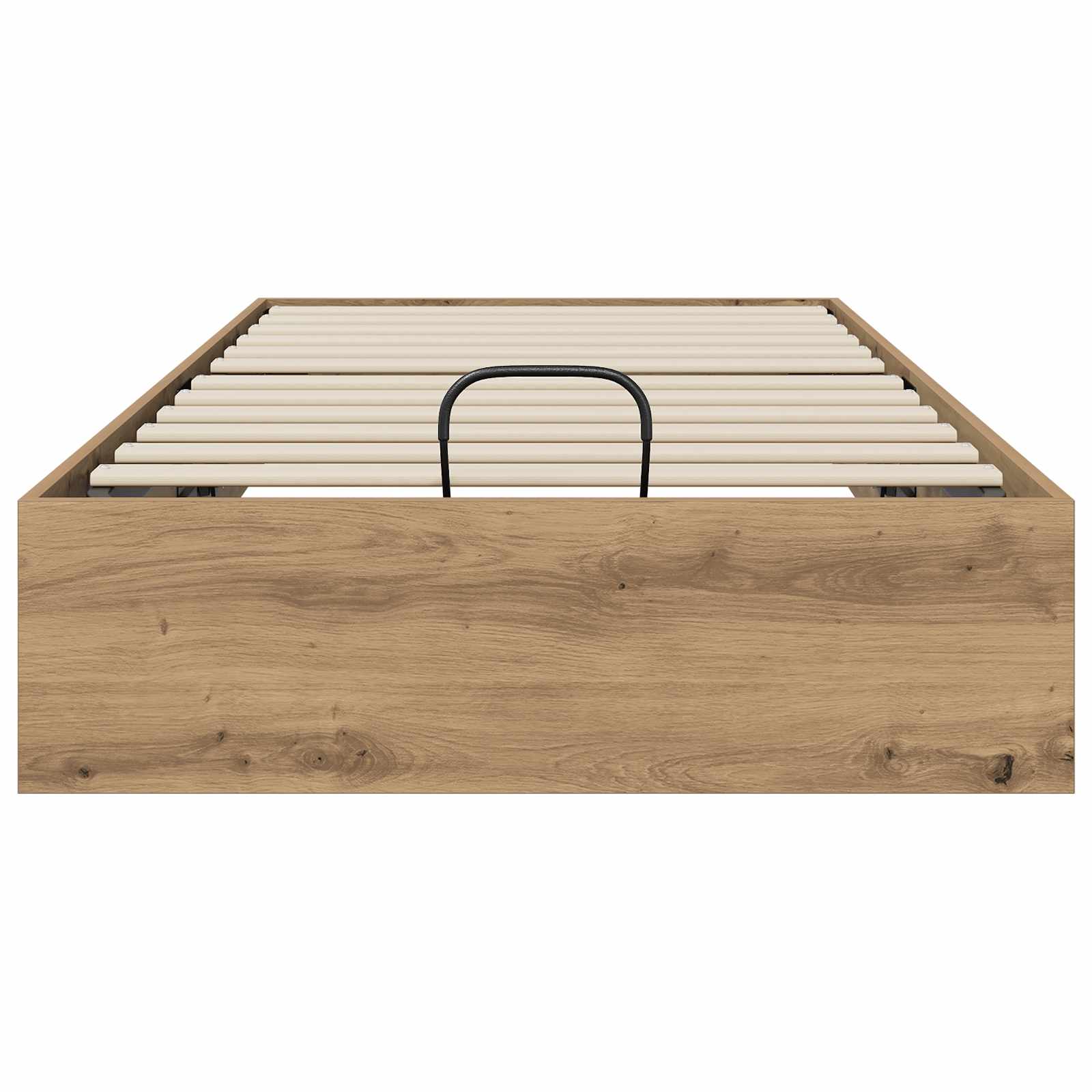 Cadre de lit ottoman avec stockage Chêne Artisanal 90 x 200 cm