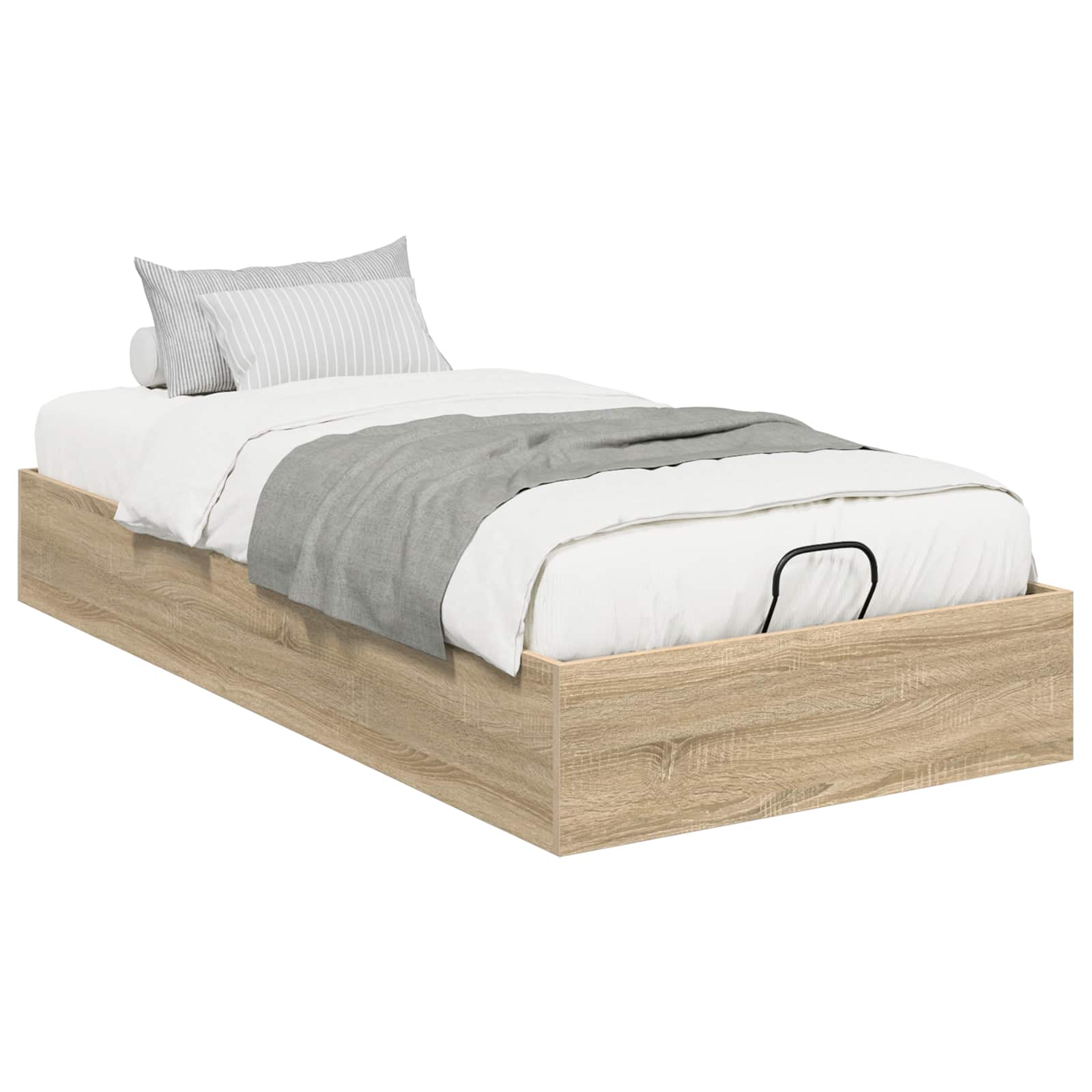 Cadre de lit ottoman Chêne Sonoma 203 x 80,5 x 25 cm - XIOS