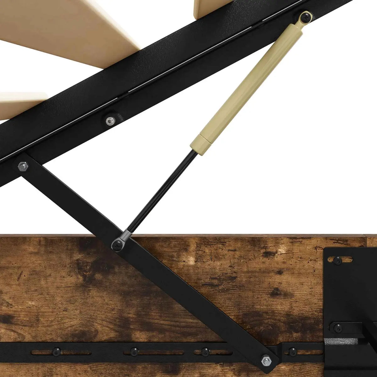 Cadre de lit ottoman Chêne fumé 80,5 x 200 cm Bois d’ingénierie - XIOS