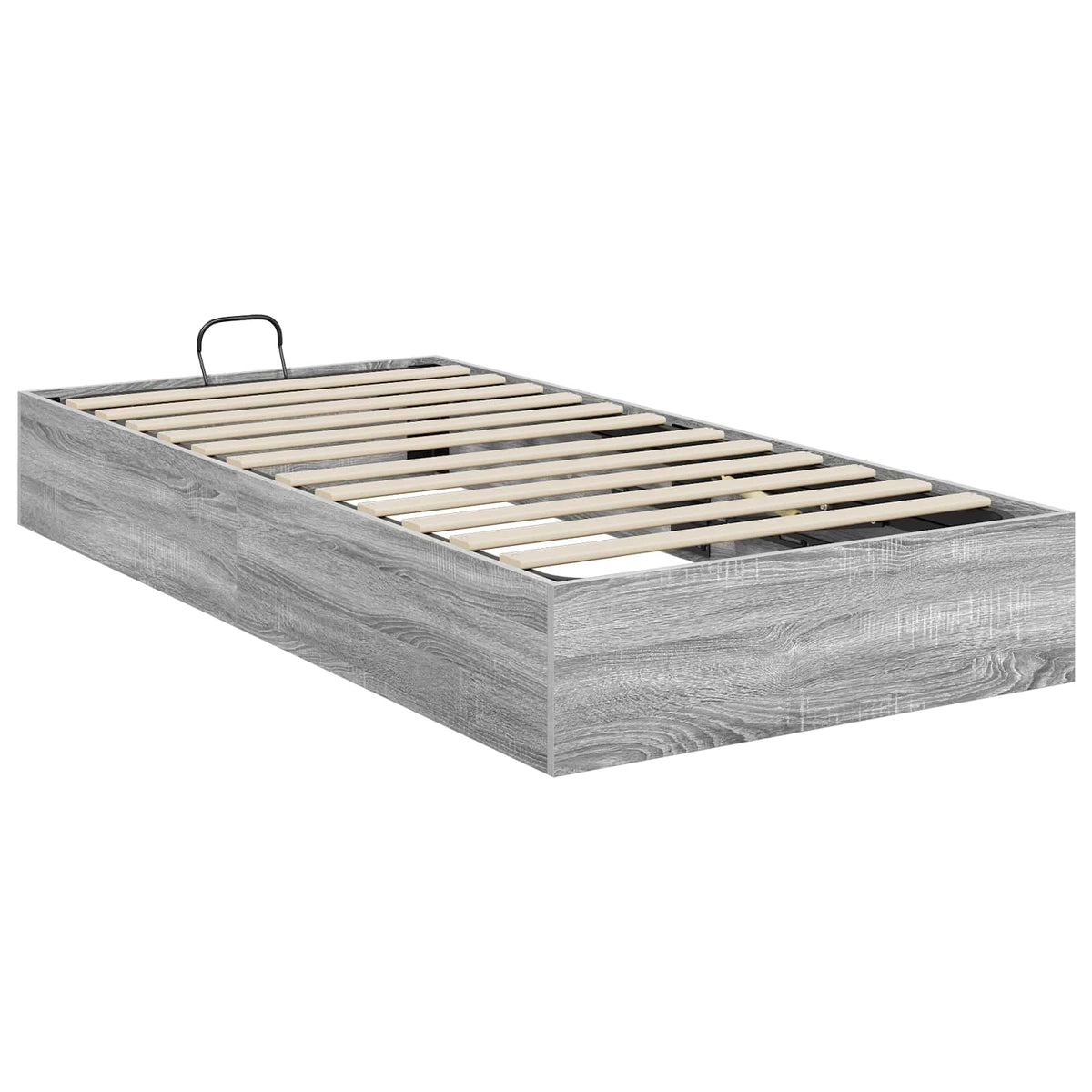 Cadre de lit ottoman Sonoma gris 80,5 x 200 cm