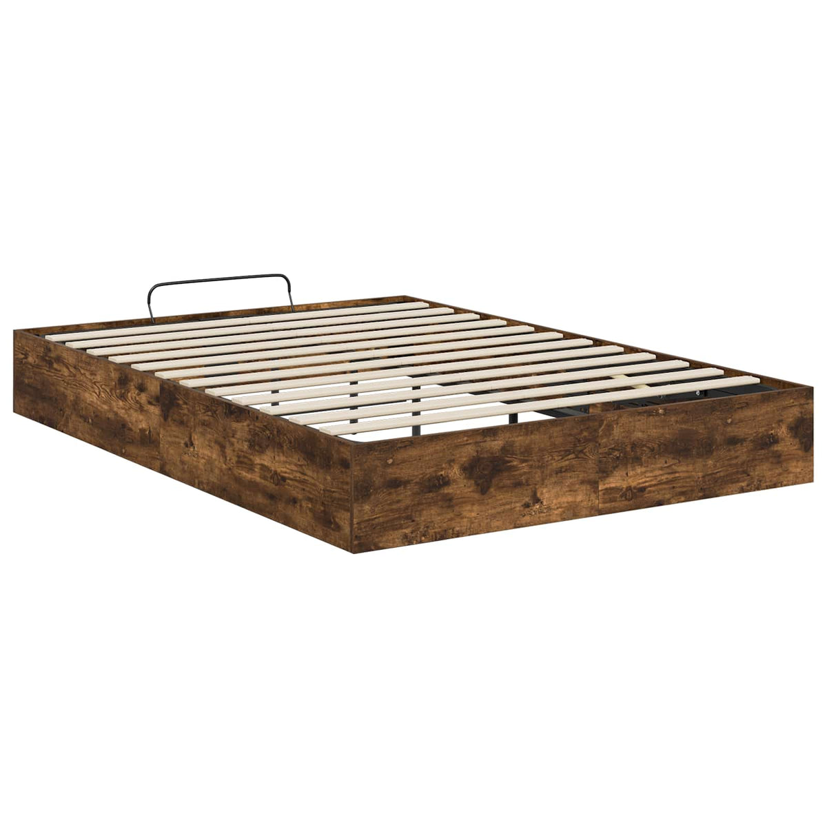 Cadre de lit ottoman avec stockage Chêne Fumé 193 x 140 x 25 cm - XIOS