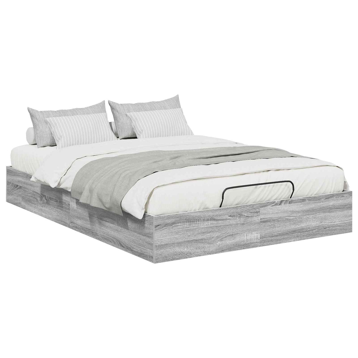 Cadre de lit ottoman Gris Sonoma 193 x 140 x 25 cm - XIOS