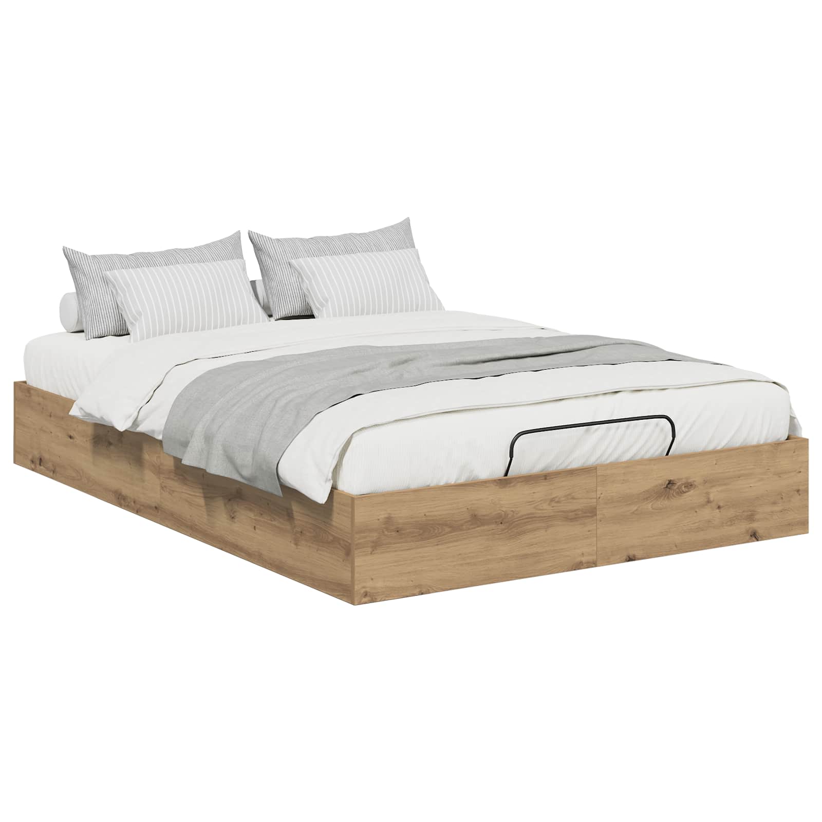 Cadre de lit ottoman avec stockage Chêne Artisanal 140 x 200 cm - XIOS
