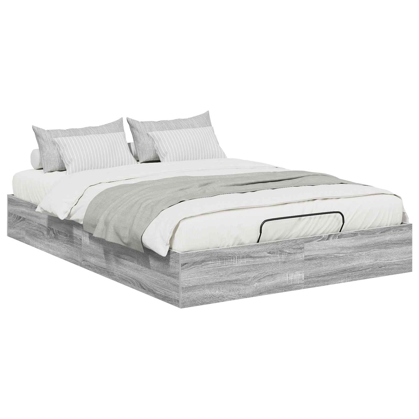 Cadre de lit ottoman Gris Sonoma 193 x 120 x 25 cm - XIOS