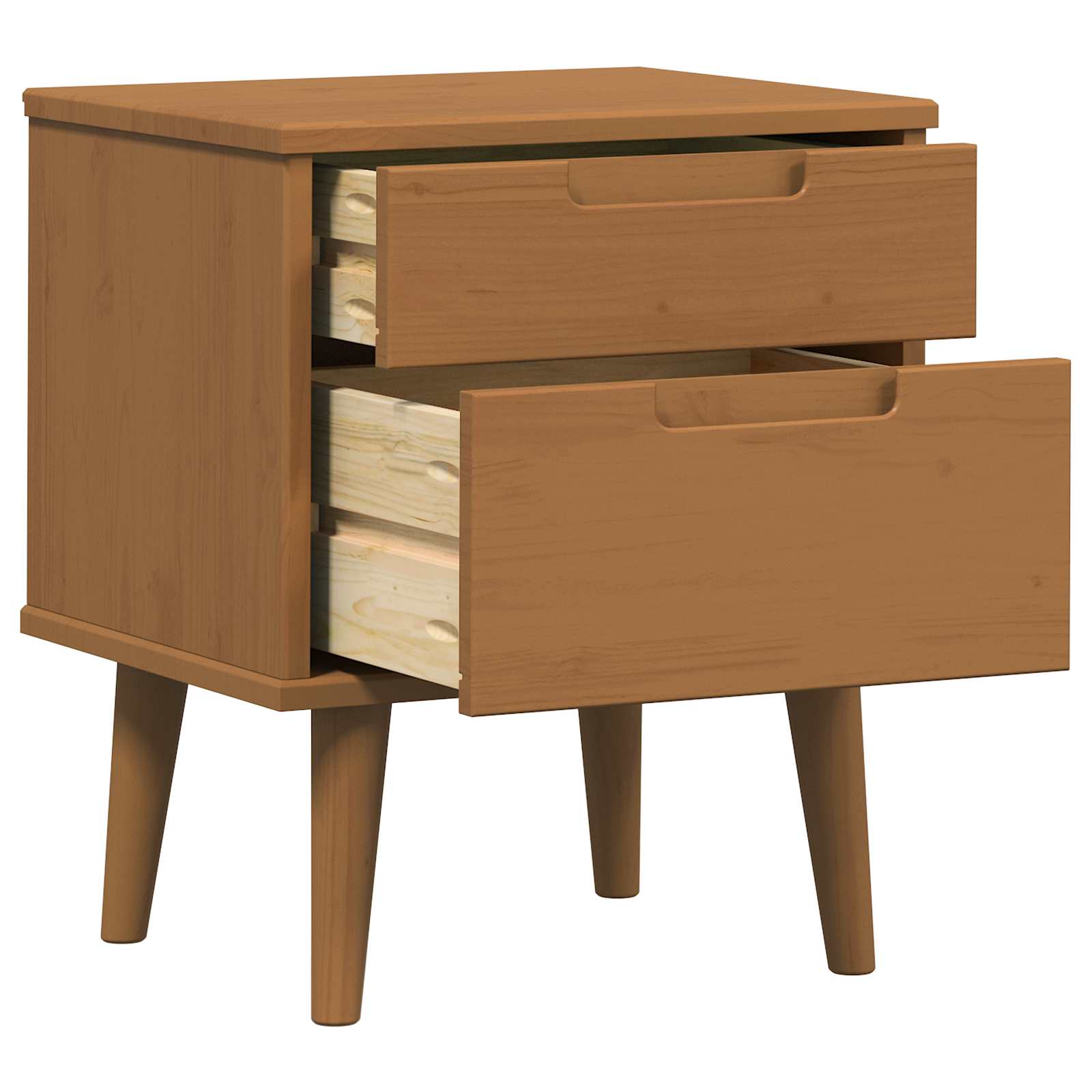 Cabinet de chevet Caramel 40 x 35 x 48 cm Pin massif - XIOS