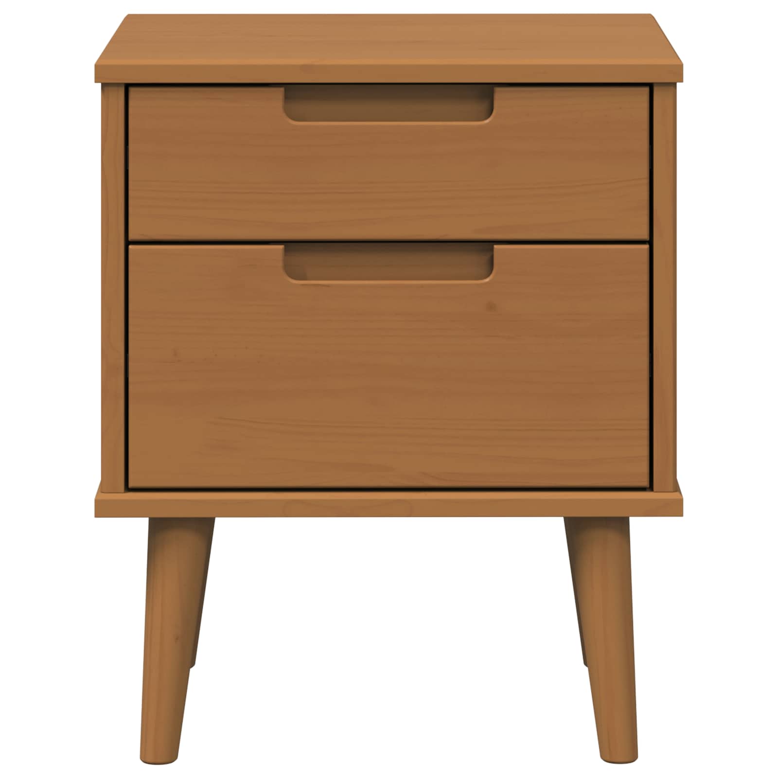 Cabinet de chevet Caramel 40 x 35 x 48 cm Pin massif - XIOS