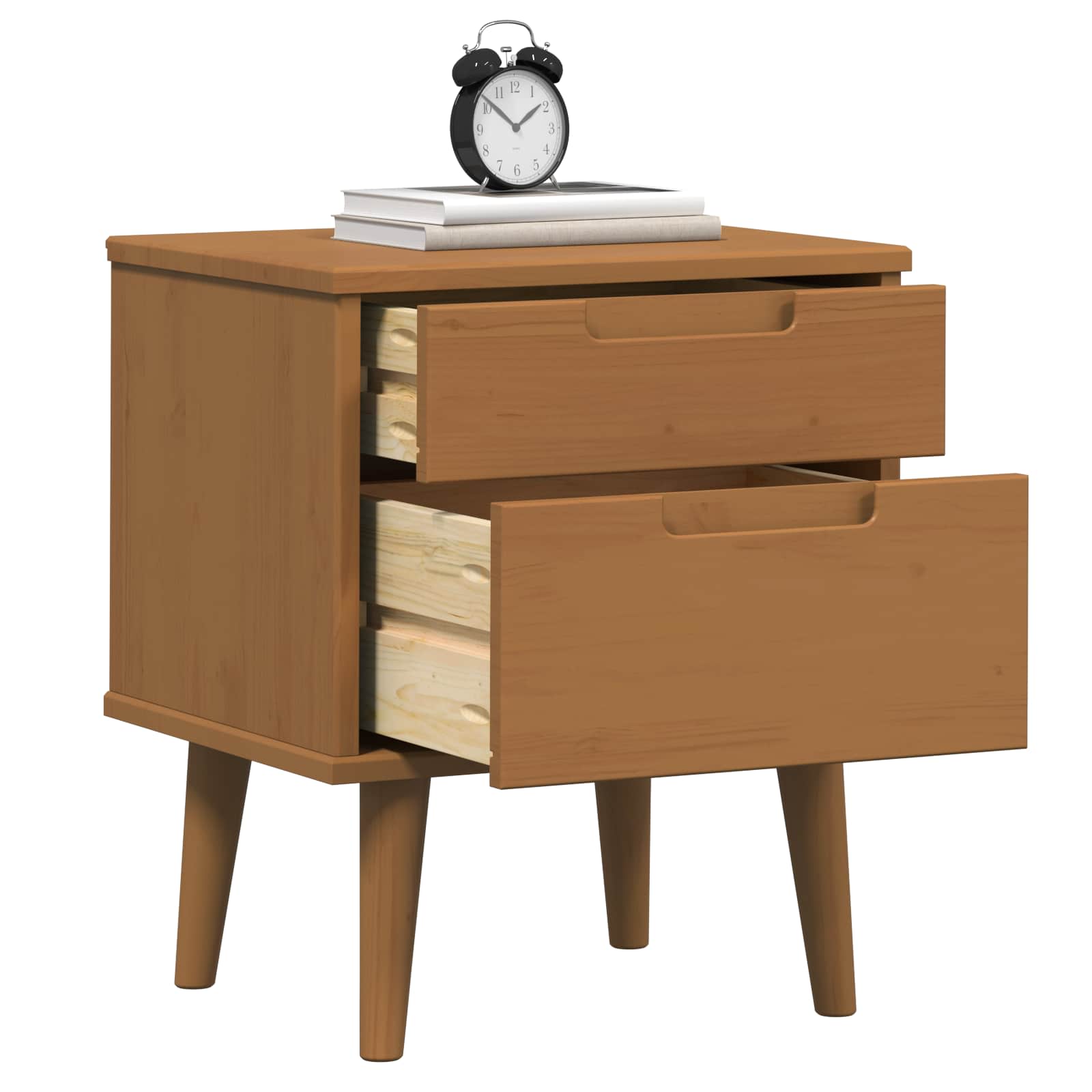 Cabinet de chevet Caramel 40 x 35 x 48 cm Pin massif - XIOS