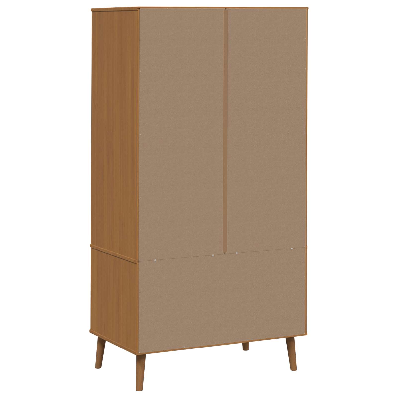 Armoire MOLDE Caramel 90 x 55 x 175 cm Bois de pin massif - XIOS