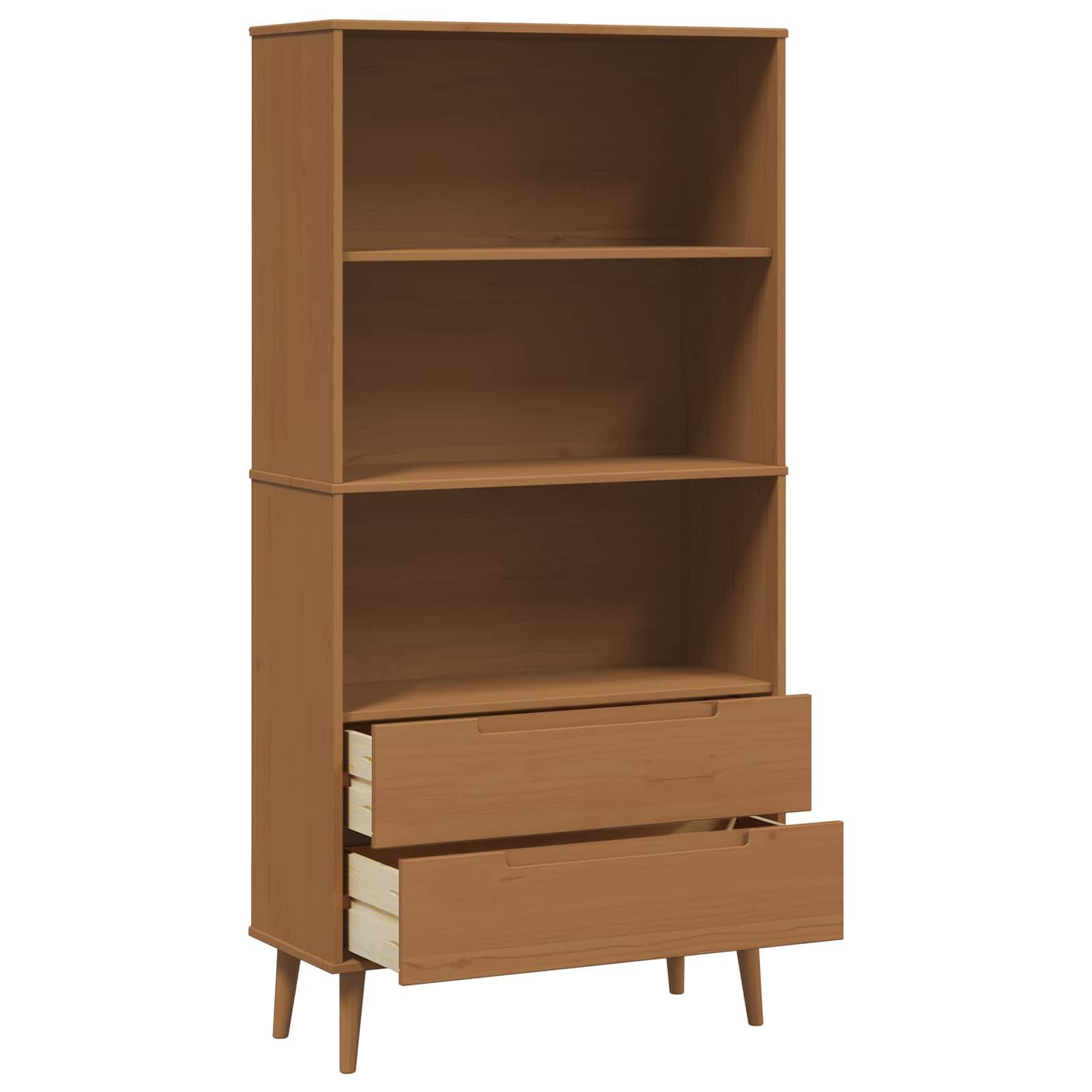 Bibliothèque MOLDE 85 x 35 x 170,5 cm Bois de pin massif - XIOS