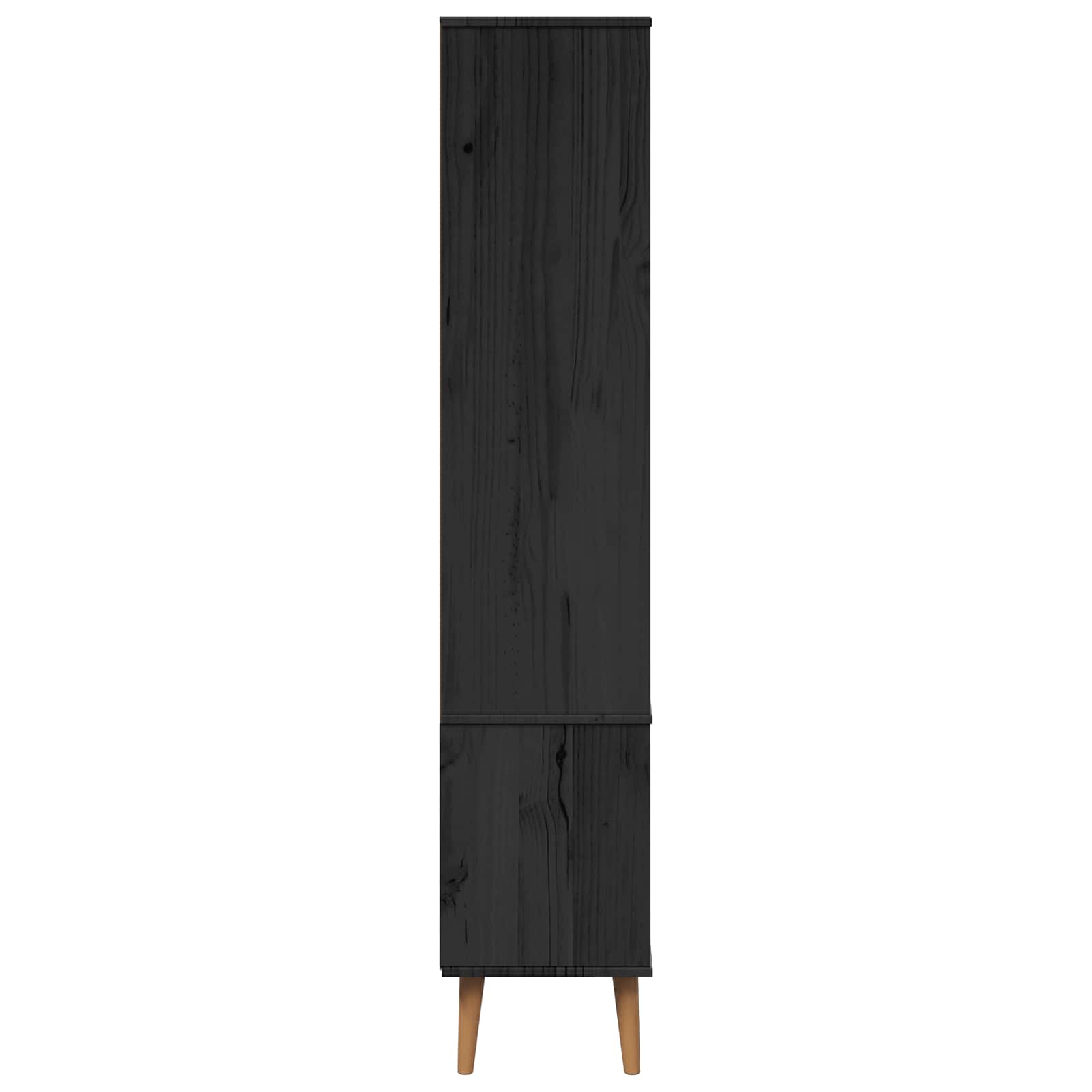 Vitrine en Verre Noir 90 x 35 x 175 cm - XIOS